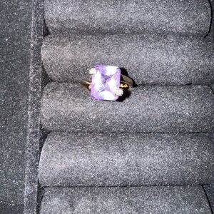 Elegant Purple Gemstone Ring